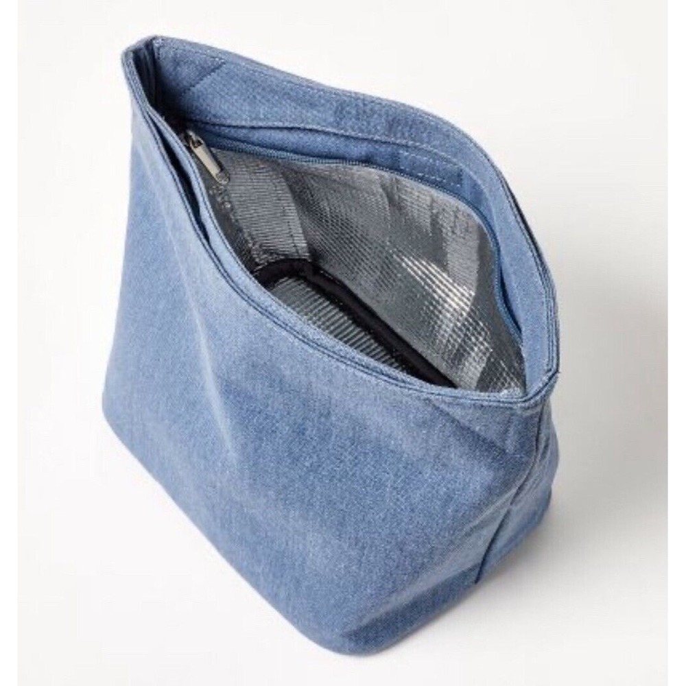Figment Insulated Denim Blue Lunch Tote